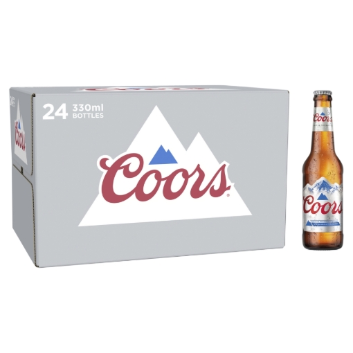 Picture of COORS LIGHT BOTTLE 330ML x 24