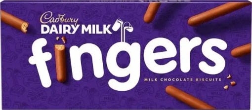 Picture of CADBURY MILK FINGERS BISCUITS 114G
