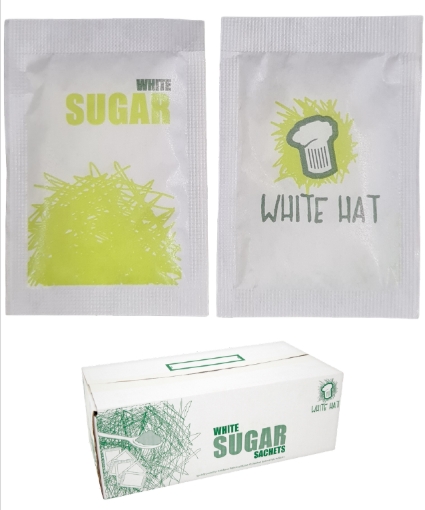 Picture of WHITE HAT WHITE SUGAR SACHETS