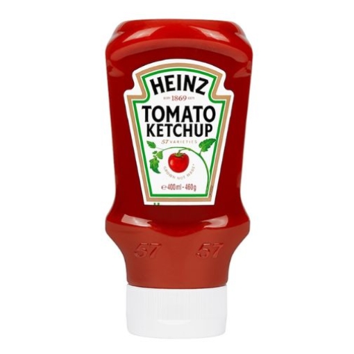 Picture of HEINZ KETCHUP SQUEEZY TOP DOWN 460G x 10