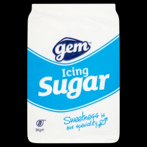 Picture of GEM ICING SUGAR 3KG x 4