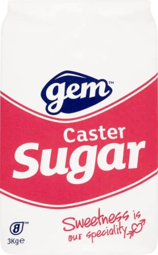 Picture of GEM CASTER SUGAR 3KG x 4