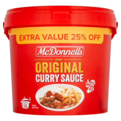 Picture of McDONNELLS CURRY SAUCE 15LT 25% BUCKET