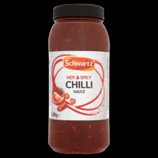 Picture of SCHWARTZ HOT CHILLI SAUCE 2.48KG x 4