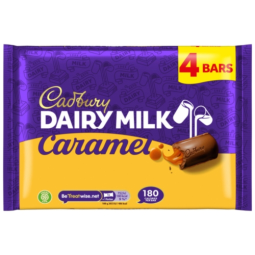 Picture of CADBURY CARAMEL 148G 4PK x 15