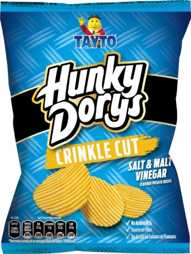 Picture of HUNKY DORY SALT & VINEGAR 45G x 50