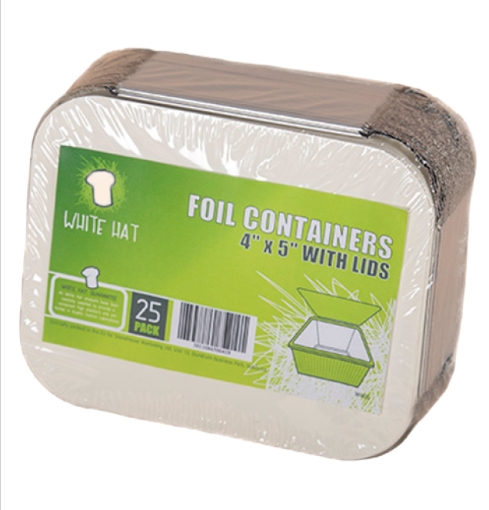 Picture of WH SMALL FOIL CONT & LID 4 x 5 25PK x 40