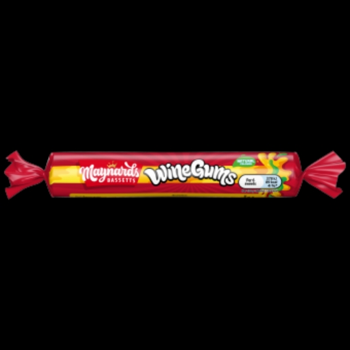 Picture of MAYNARDS WINE GUM ROLLS 52G x 40