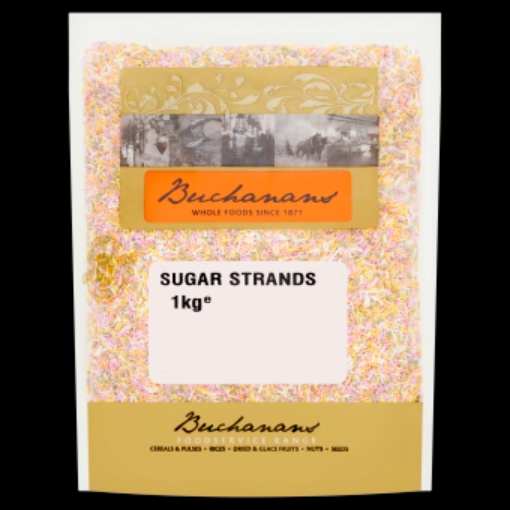 Picture of SUGAR STRANDS ASSORTED 1KG