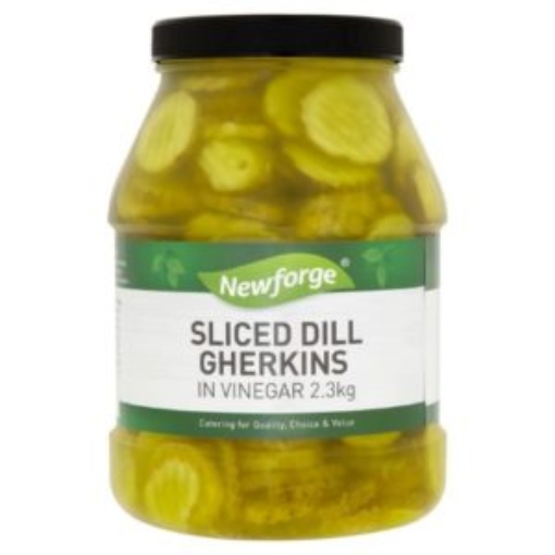 Picture of NEWFORGE SLICED DILL GHERKINS 2.3KG X 2