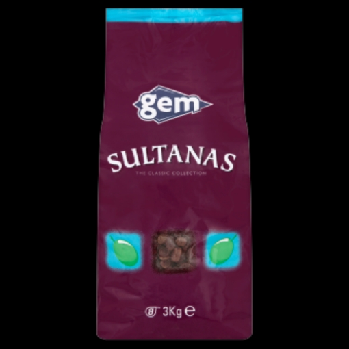 Picture of GEM SULTANAS 3KG x 4