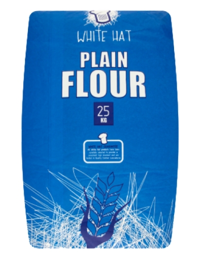 Picture of WHITE HAT PLAIN WHITE FLOUR 25KG