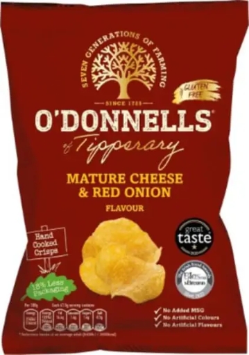 Picture of O DONNELLS CHEESE & ONION 44G x 32
