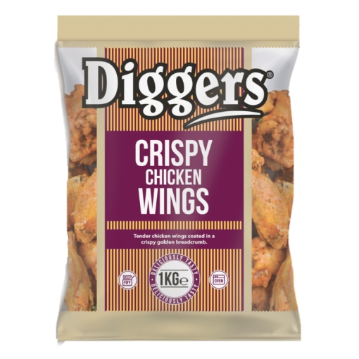 Picture of DIGGERS CRISPY CHICKEN WINGS 5 x 1KG