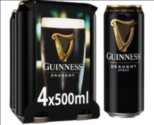 Picture of GUINNESS  DRAUGHT CAN 500ML 4PK X 6