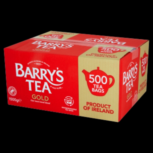 Picture of BARRYS GOLD TEA BAGS 500'S (2 CUP)
