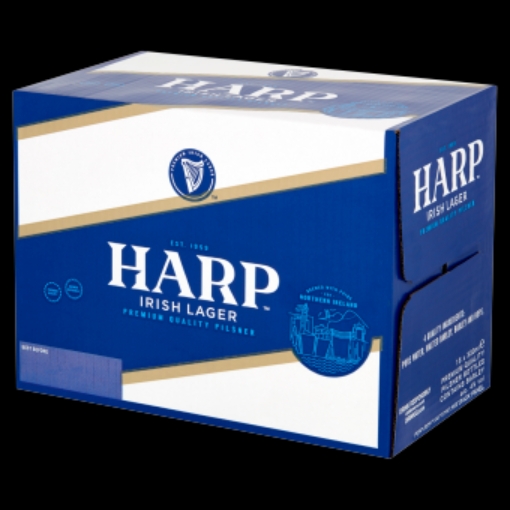 Picture of HARP LAGER PINT BOTTLE 568ML x 12