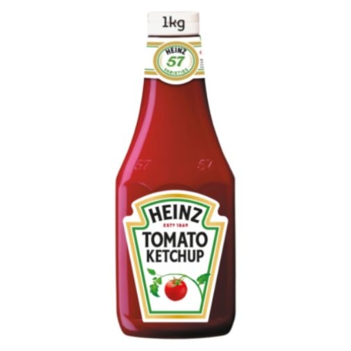 Picture of HEINZ TOMATO KETCHUP SQUEEZY 1KG x 8