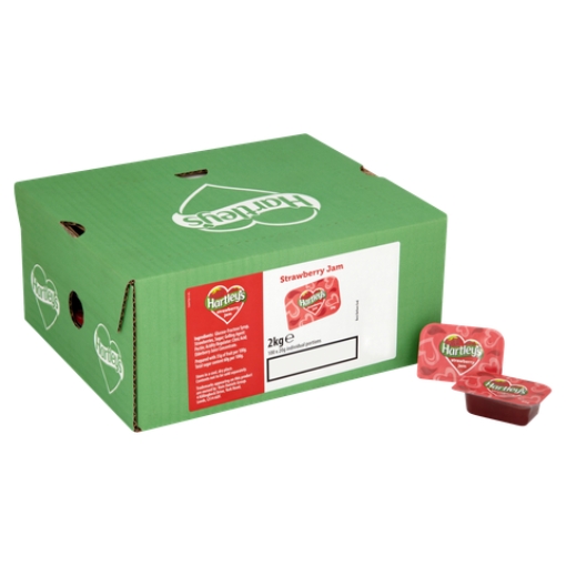 Picture of HARTLEYS STRAWBERRY JAM PORTIONS 20G x 100