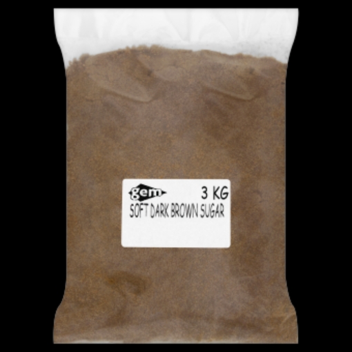 Picture of GEM SOFT DARK BROWN SUGAR 3KG x 4