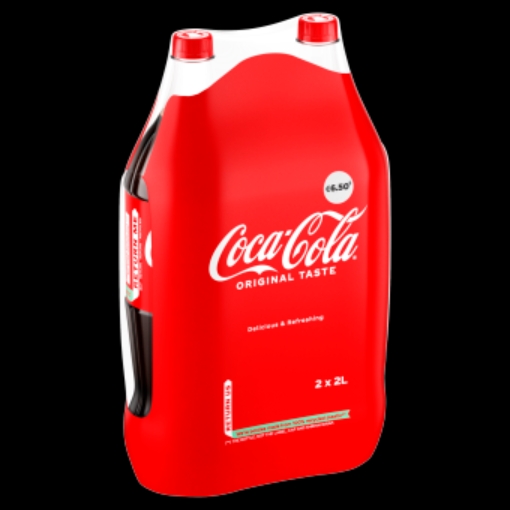 Picture of COCA COLA 2LT TWIN PK. (3 x 2) €6.50 DRS (COKE)