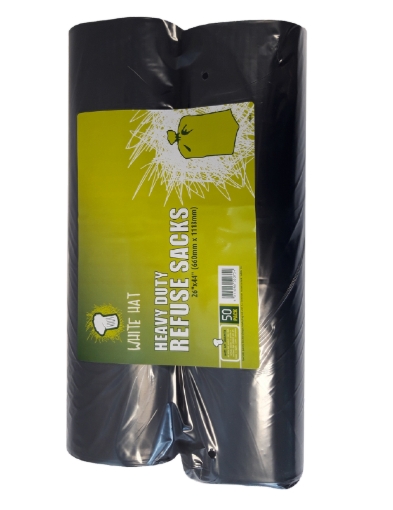 Picture of WH 26X44 HEAVY DUTY REFUSE SACKS 50'S