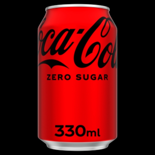 Picture of COCA COLA ZERO CANS 330ML x 24 EU DRS (COKE)