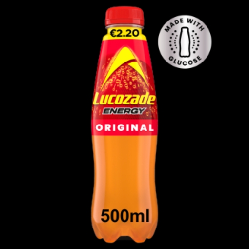 Picture of LUCOZADE ORIGINAL 500ML €2.20 DRS