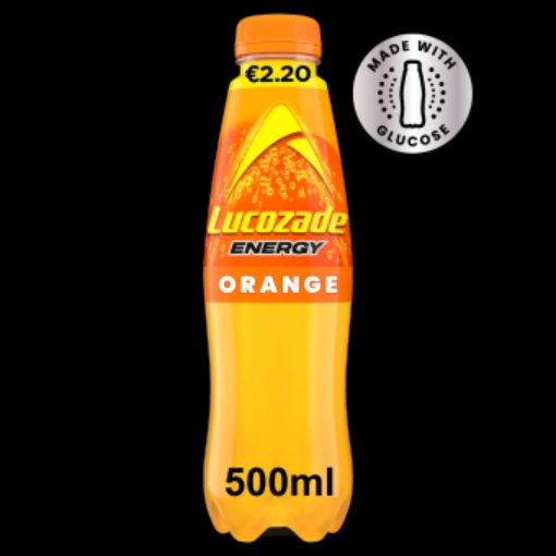 Picture of LUCOZADE ORANGE 500ML €2.20 DRS