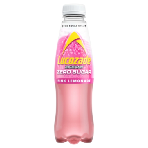 Picture of LUCOZADE ZERO PINK LEM 500ML x 12 DRS