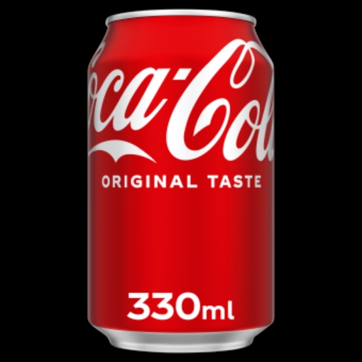 Picture of COCA COLA CANS 330ML x 24 EU DRS (COKE)