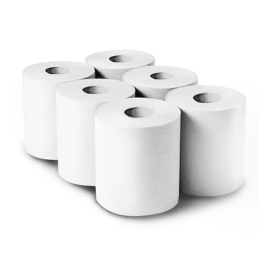 Picture of GLENNONS CENTREFEED WHITE ROLL 2PLY x 6