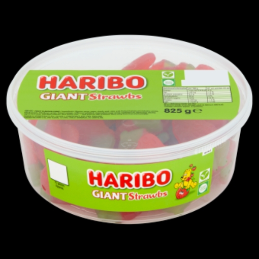 Picture of HARIBO GIANT STRAWBERRIES 75 PCE x 6