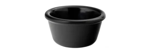 Picture of MELAMINE PLAIN BLACK RAMEKIN 1.5OZ
