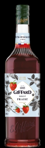 Picture of GIFFARD STRAWBERRY SYRUP 1LT x 6