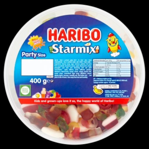 Picture of HARIBO STARMIX 400G TUB x 8