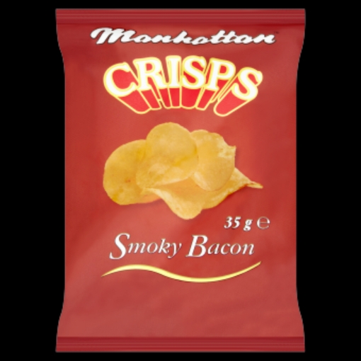 Picture of MANHATTAN CRISPS SMOKEY BACON 35G x 32