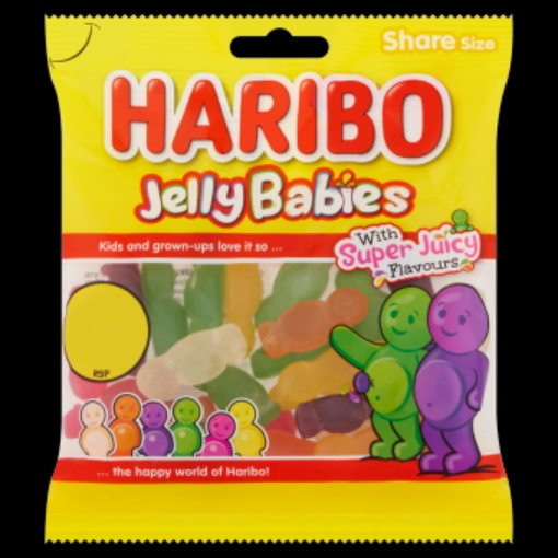 Picture of €1.25 HARIBO JELLY BABIES 140G x 12