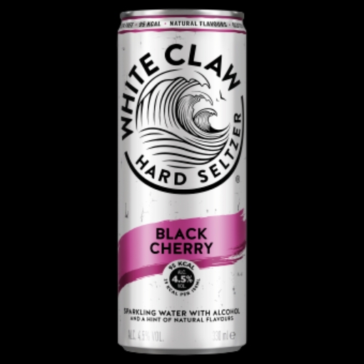 Picture of WHITE CLAW SELTZER BLACK CHERY 330ML 4PK x 6 DRS