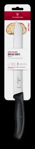 Picture of VICTORINOX BREAD KNIFE 21CM BLACK