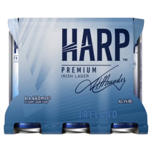Picture of HARP LAGER 440ML CAN 6PK x 4