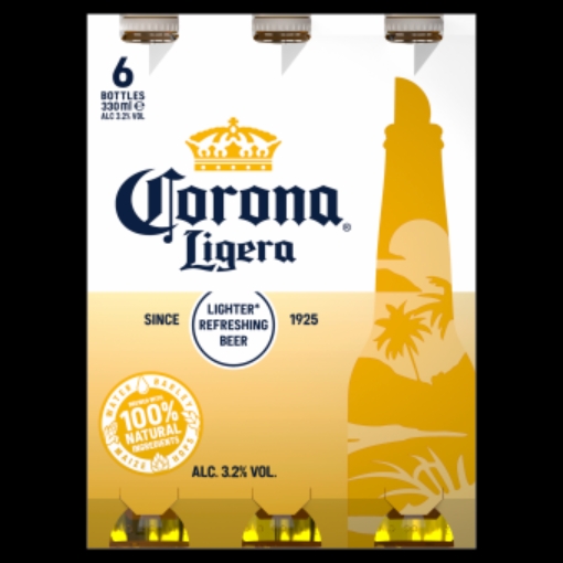 Picture of CORONA LIGERA 330ML 6PK x 4