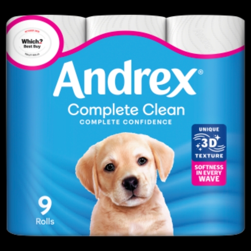 Picture of ANDREX CLASSIC CLEAN TOILET ROLL 9PK x 4