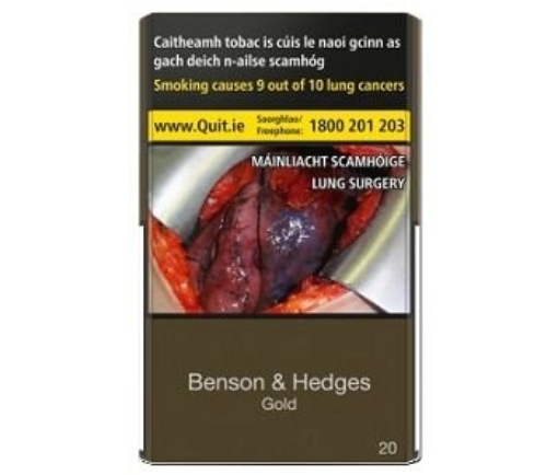 Picture of BENSON & HEDGES GOLD K.S  20S