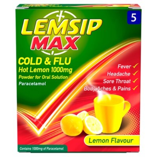 Picture of LEMSIP MAX STRENGTH SACHETS 5S x 12