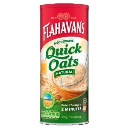 Picture of FLAHAVANS QUICK OAT DRUM 500G x 12
