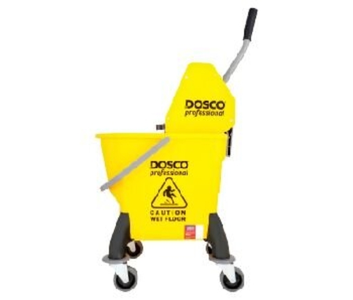 Picture of DOSCO KENTUCKY MOP BUCKET & WRINGER YELLOW 26LT