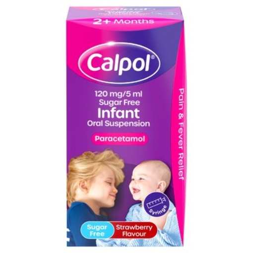 Picture of CALPOL INFANT SUGAR FREE 60ML